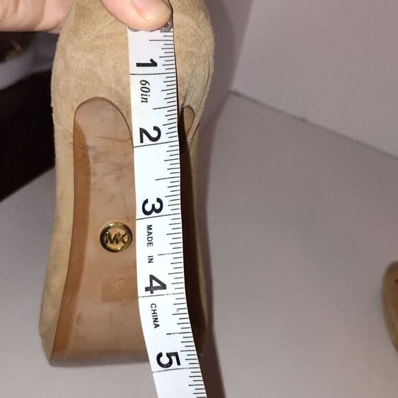 Michael Kors Thalia Bootie Khaki Suede size 8 - Picture 3 of 8